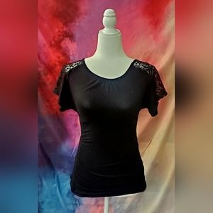 Aztec Lace Print Top